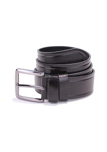Dagoster DMK26-466DG Siyah 4 CM Hakiki Deri Erkek Kemer Siyah