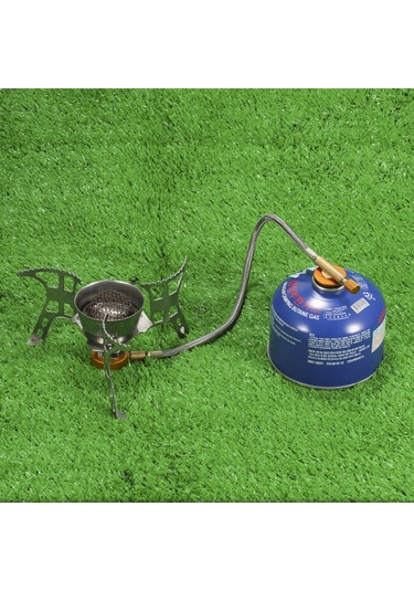 Vkemall Rüzgar Geçirmez Kamp Ocağı Gümüş