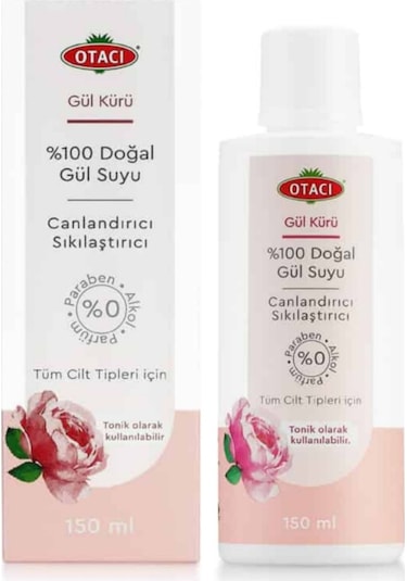 Otacı Gül Kürü Doğal Gül Suyu  150 ML