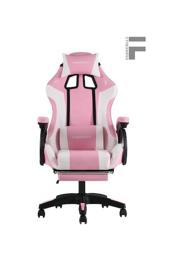 Fashcolle Dynamic Pink Masajlı Oyuncu Koltuğu Pembe