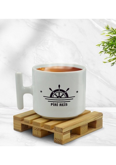 Bk Gift Kişiye Özel Tekne Marin Ve Denizcilik Tasarımlı T Kulplu Middle Kupa-5, Arkadaşa Hediye Kobitmeyencom33395 Bk Gift