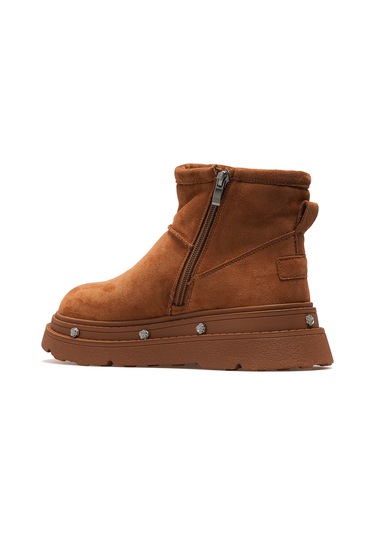 Guja Kadın İçi Kürklü Casual Günlük Bot 25k 25k435 Z Camel Camel