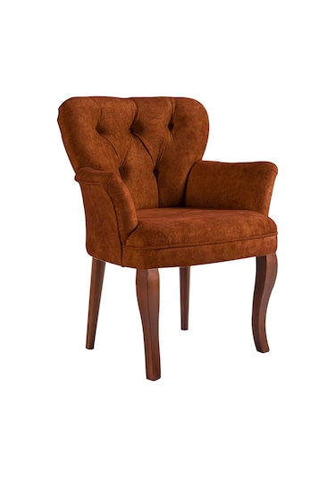 Iona Comfortcraft Luxe Berjer - Kafe Otel Mutfak Sandalyesi Tekli Koltul Kiremit