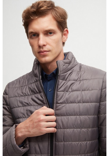 Ds Damat Slim Fit Gri Rüzgar Geçirmez Elyaf Dolgulu Şişme Mont 3hf07ort04262 301 Ds Damat Slim Fit Gri Rüzgar Geçirmez Elyaf Dolgulu Şişme Mont 3hf07ort04262 301