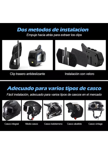 Yaozixa Motosiklet Kaskı Bluetooth Kulaklığı, Ses Kontrol Ve Konuşma Fonksiyonu, 1000mah Pil, Su Geçirmez, Bluetooth 5.0