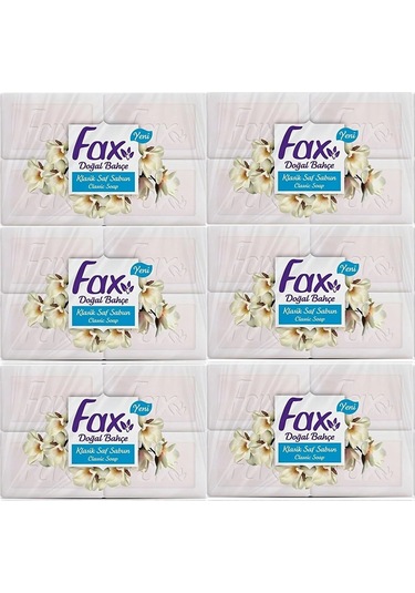 Fax Klasik Saf Sabun 4 x 125 G 6'lı