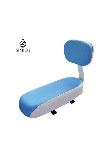 Valkyrie Çocuk Ve Yetişkin İçin Bisiklet Arka Koltuğu, Sele Sırtlıklı Yumuşak Minder Bagaj Koltuğu Mavi