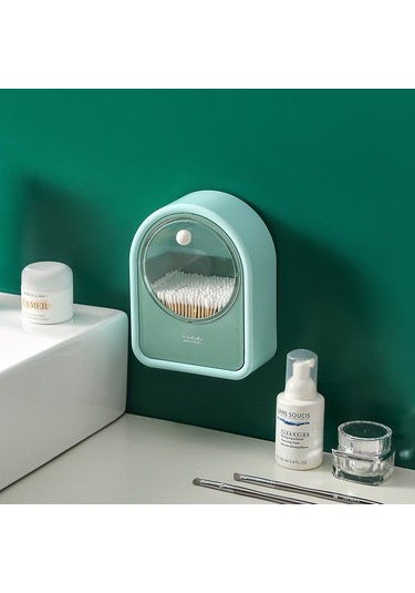 Pamuklu Ped Saklama Kutusu-yeşil