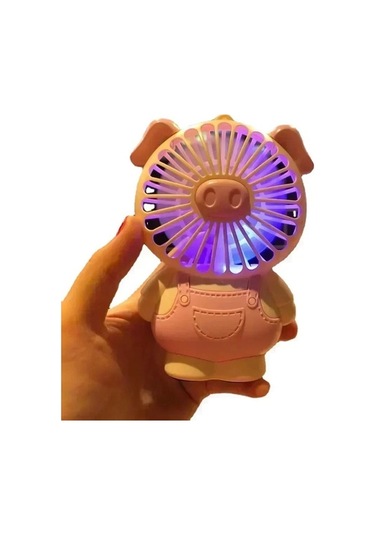 Tongxida Yeni Küçük Sessiz Taşınabilir Fan, Dahili Aydınlatma, Uygun Ev Dekorasyonu İçin