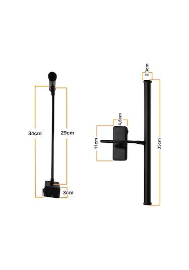 Resim,tablo,ayna Üstü Banyo Aplik Fülüt Aplik Ledli Aplik Siyah