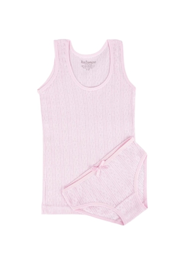 Katamino Kız Çocuk Atlet Ve Slip İkili Takım Pembe