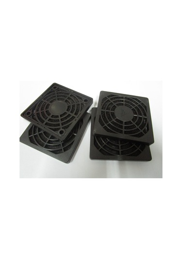 25 Adet 60x60mm Dc Fan 60mm 6cm İçin Kullanılan Siyah Toz Geçirmez Toz Filtresi