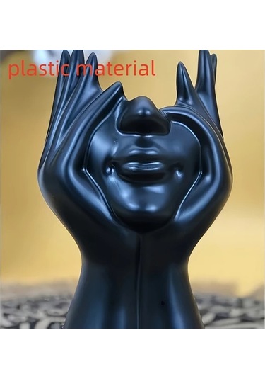 Chuangyinshop Siyah 12 Aylık Kullanım Özel Yaratıcı Vücut Makyaj Fırçası Kabı Hafif Düşmeyen Tasarım Siyah