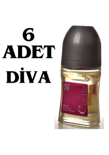 Cecile Diva Kadın Roll-on 6 X 50 Ml