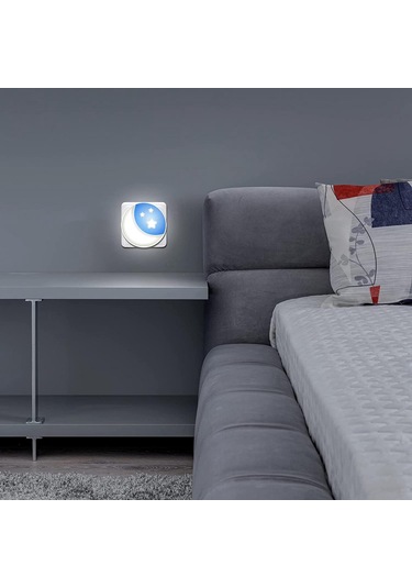 Suntek 2 Adet Fiş Akşam Duvara Monte Çevre Dostu Için Beyaz Beyaz Diğer