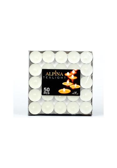 Horeca Tealight Mum 12 Gr X 50 5 Saat Ve Üzeri Yanış Süresi Beyaz