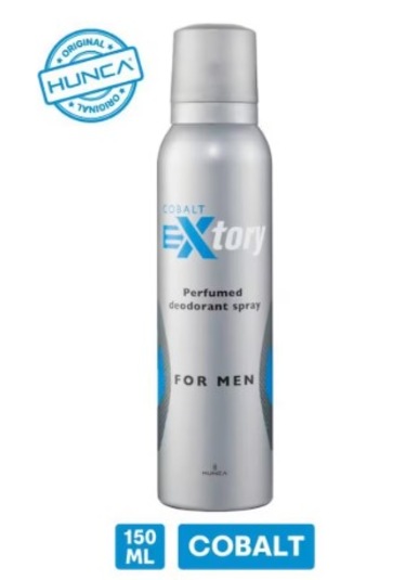 Hunca Extory Cobalt Erkek Sprey Deodorant 150 ML