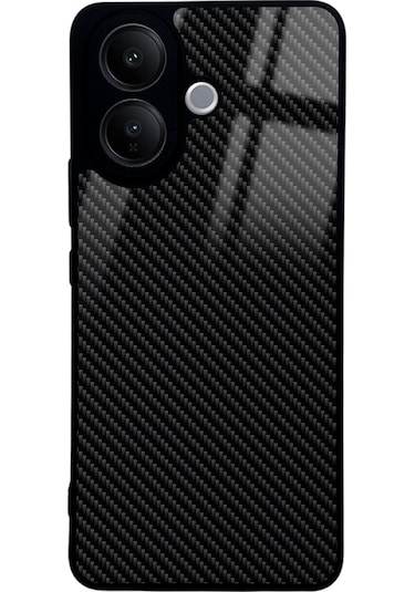 Vivo V60 Lite Carbon Tasarımlı Glossy Telefon Kılıfı Çok Renkli