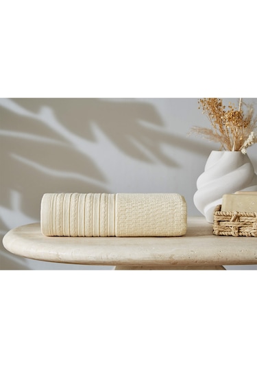 Özdilek Quadruple El Ve Yüz Havlusu 50x90 Cm Açık Sarı