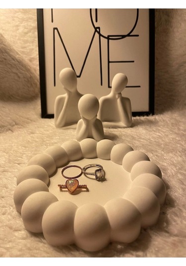 Aile Obje Biblo & Bubble Organizer Takı Tabağı