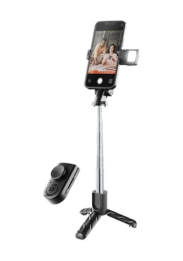 Cellularlıne Led Işıklı Ve Uzaktan Kumandalı Tripod Selfie Çubuğu