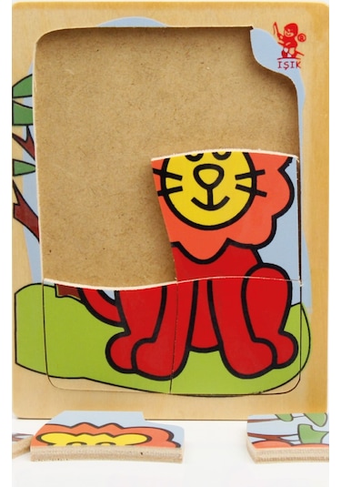 Aslan Ahşap Puzzle