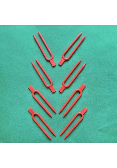 Reedark 100 Adet Çilek Tohumluk Çatalı, Bahçe Sarma Sabitleyici, Tiyatro Kök Sabitleme Aleti