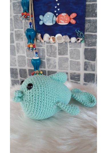 Amigurumi Oyuncak - Oyuncak Balık Açık Yeşil