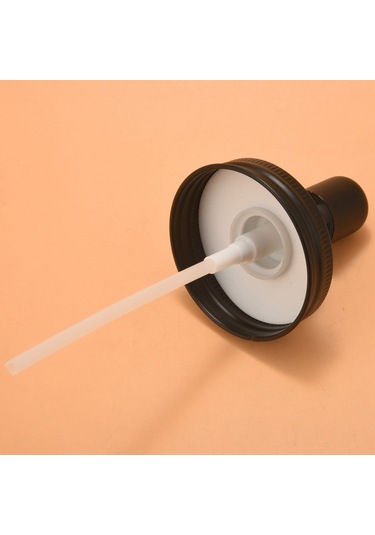 Xurunkeji Sabunluk Kapakları, Mason Kavanozları Veya Diğer Kendin Yap Losyon Sabunlukları İçin Paslanmaz Pompa Ve Kapak Değiştirme, 3'lü Paket Siyah