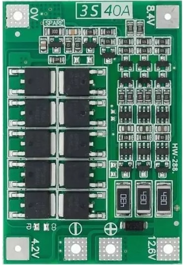 Goujon Pil Koruma Kartı Bms 3s 40a 12.6 Li-ion İçin 233059841