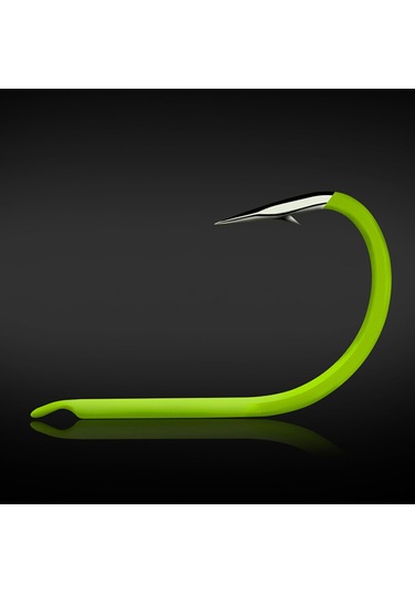 Kosona 50 Adet Sarı Floresan Oltacı İğne 11 - Yüksek Karbon Çelik Balık Tutma Aracı