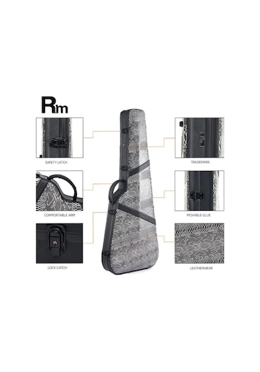 Real Mission Venüs Fiberglas Elektro Gitar Hardcase