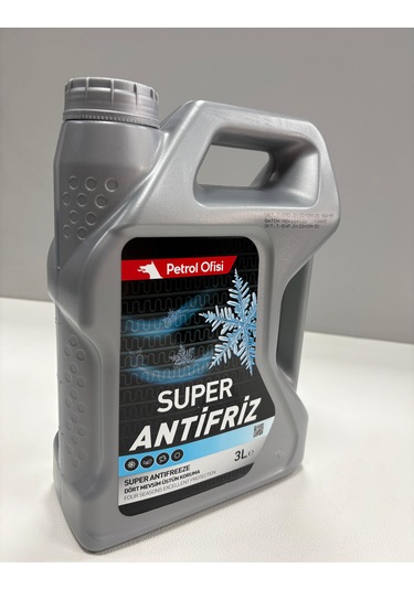 Süper Antifriz 3l Yeşil Saf Antifriz Üretim Tarihi 2025 Mavi
