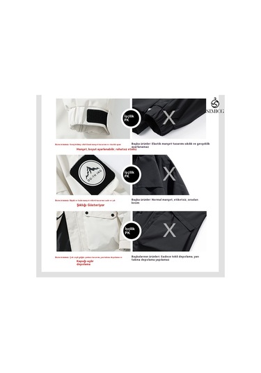 Erkek Amerikan Tarzı Renk Bloklu Kapüşonlu Ceket Açık Yeşil