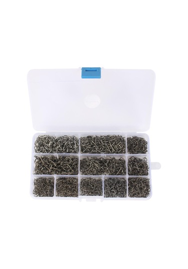 Suntek 1600 Adet Solucan Balıkçılık Kancaları Dikenli