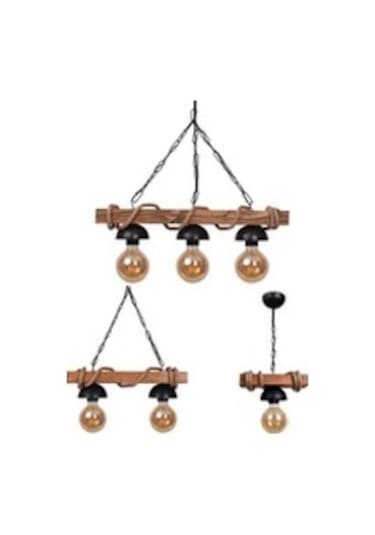 Vedemo Rustik Nigrum Halatlı Ahşap Avize (222435457)