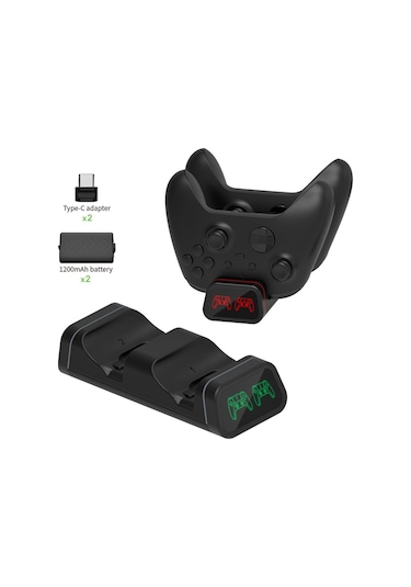 Led Göstergeli Xbox Xbox Series S/x Controller 1200mah Pilli Joystick Şarj Stand-tyx-0625