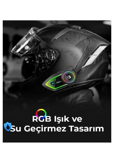 İntercoom A602x Motosiklet Bluetooth 5.3 Kask