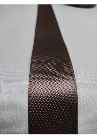 Renkli Emniyet Kemeri 15 Metre 5 Kemer İçin Koyu Kahve