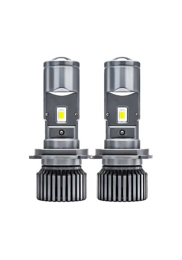 Maoyaya 25000lm 90w Çift Mercek Süper Led Far Ampulleri, Gri Gri