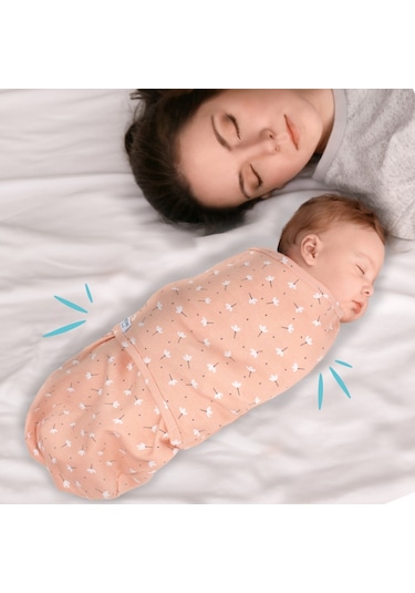 Sevi Bebe Interlok Bebe Kundak - Bahar Çiçek Pembe