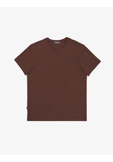 Pierre Cardin Erkek Koyu Kahverengi Tişört Basic 50325307-vr084
