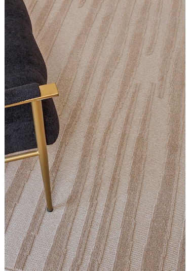 Kaşmir Halı Iskandinav Frode Beige 100X300 CM Salon Mutfak Halısı Yolluk Kilim