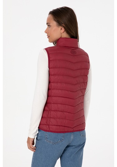 U.s. Polo Assn. Kadın Yelek Dokuma 50308083-vr104 Koyu Frambuaz/dark Raspberry