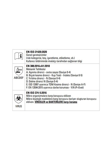 Atg MaxiDex 19-007 Sıvı ve Virüs Geçirmez Bulaşık Eldiveni