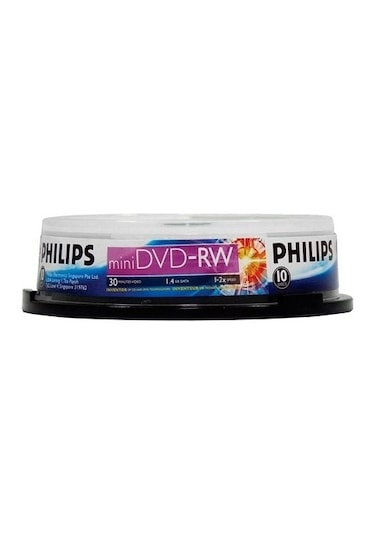 Philips Mini Kamera Dvd Si 1.4 Gb 10 Lu Paket Tekrar Yazılabilir