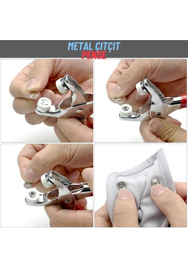 Metal Çıt Çıtlı Düğme Pensesi Ve Düğme Aparatları Gömlek, Elbise Kıyafet Düğme Aparatı