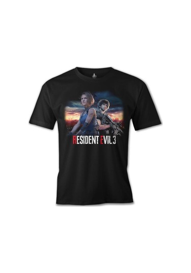 Resident Evil 3 Siyah Erkek Tshirt