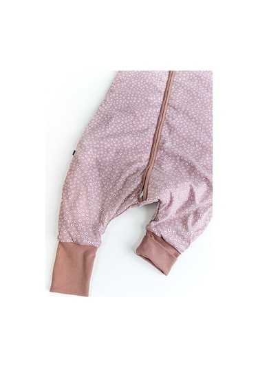 Premium Kalite 2,5 Tog 100% Pamuk Penye Astarlı Kız -erkek Çocuk Uyku Tulumu Kahverengi