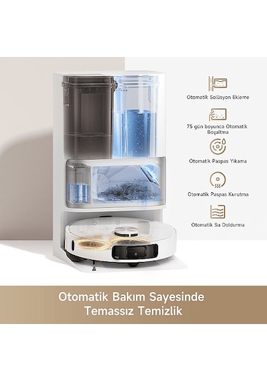 Dreame L10S Ultra Gen2 Robot Süpürge Beyaz